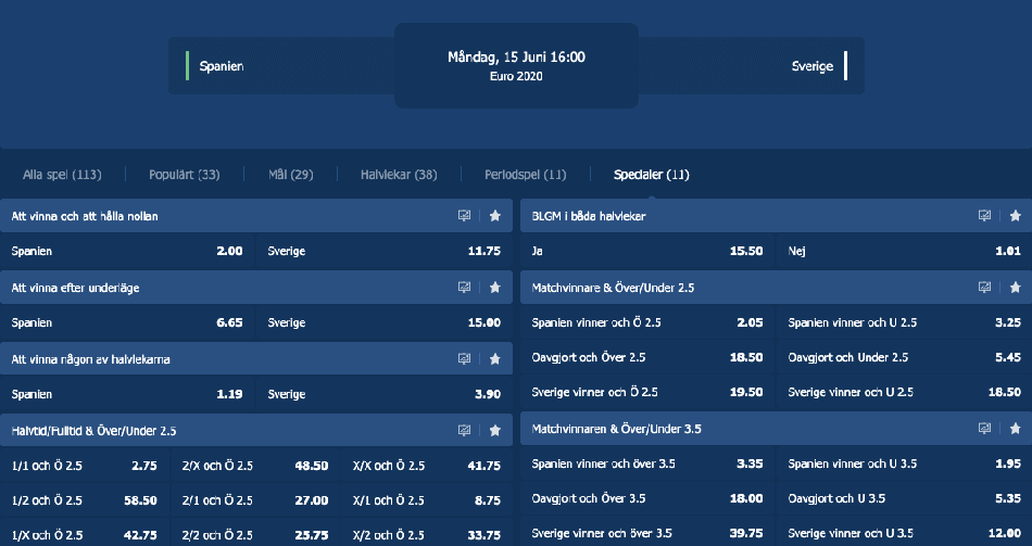 em 2020 specialer hajper betting